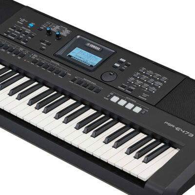 Teclado Yamaha Organeta Psr-e473 Adaptador+base+pedal+silla - Imagen 3