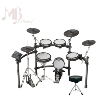 Batería Electrónica Digital Nux Dm-8 + Silla De Galope
